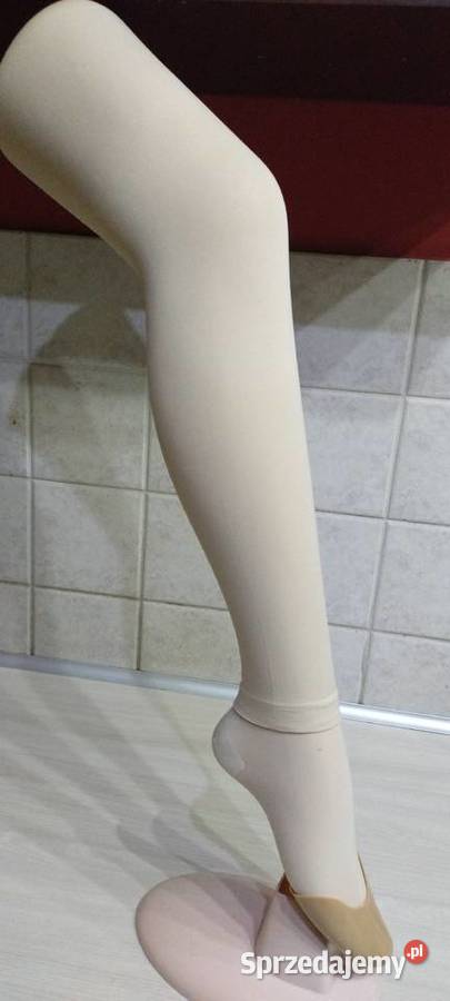 Leginsy w kolorze jasnobeżowym Happy Day Lublin