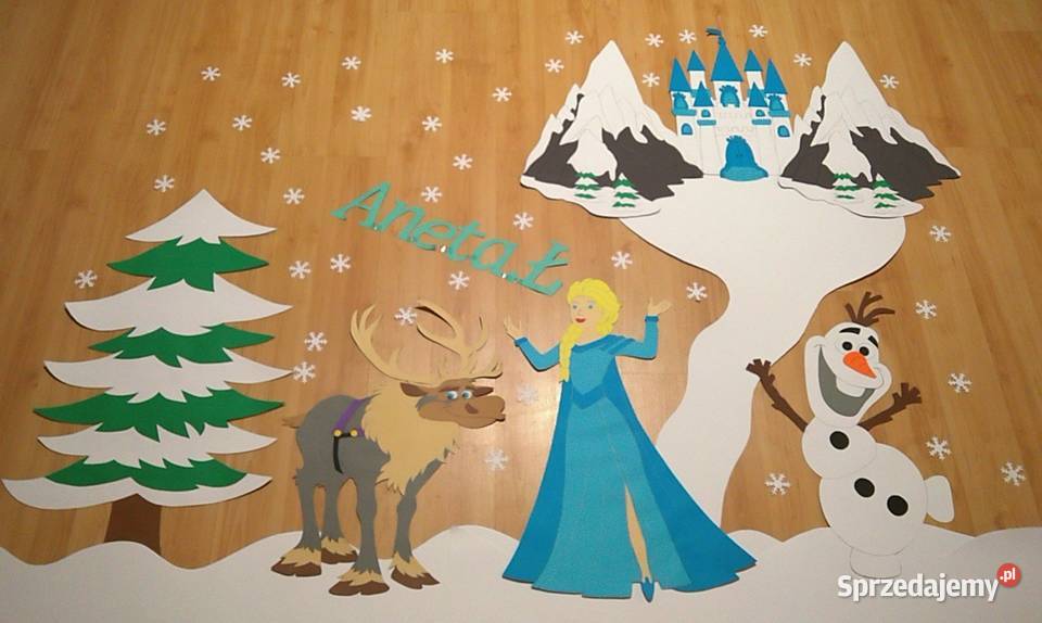 Dekoracje bajkowe zimowe i inne z brystolu Garwolin