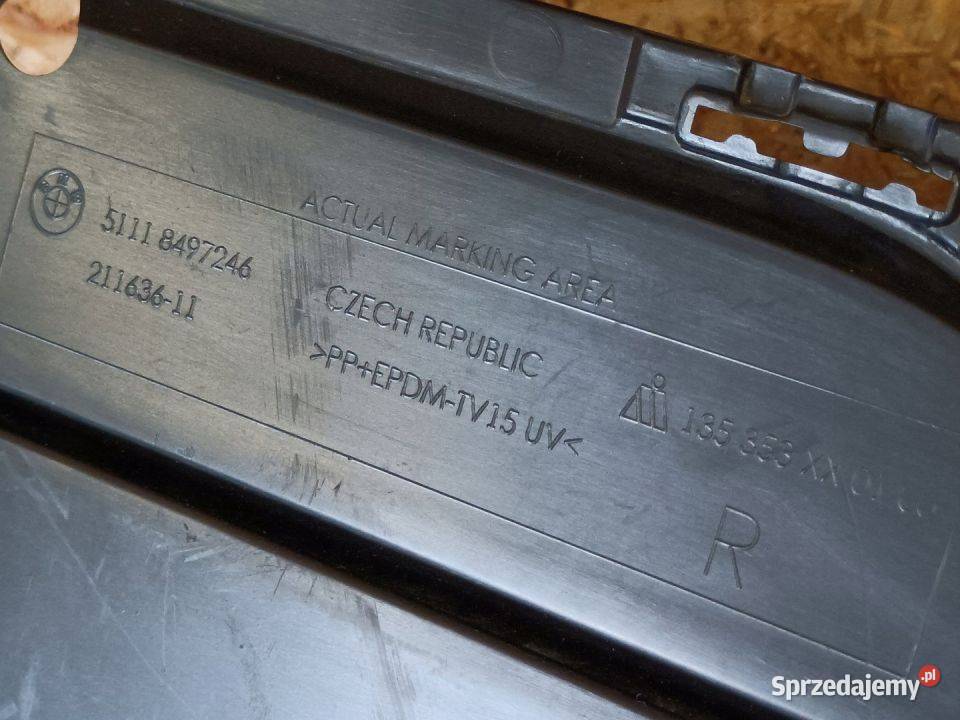 BMW X1 F48N KRATKA ZDERZAKA PRAWY PRZÓD 8497246 wielkopolskie Pleszew