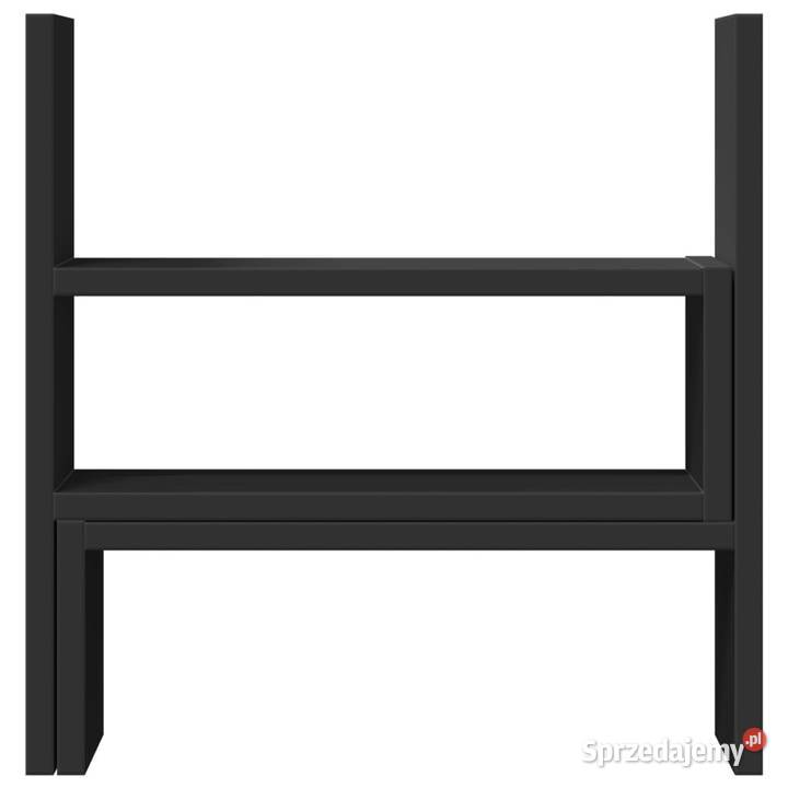 Organizer na biurko regulowany czarny 40x17x41 mazowieckie Warszawa