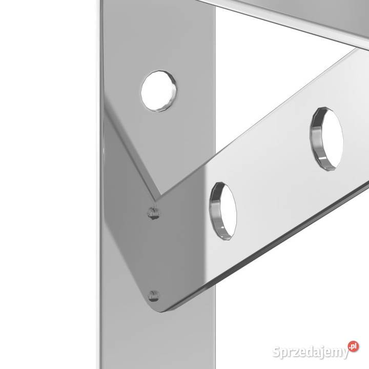 Wsporniki do półek 4 15x25x115 srebrna stal Półki Warszawa sprzedam