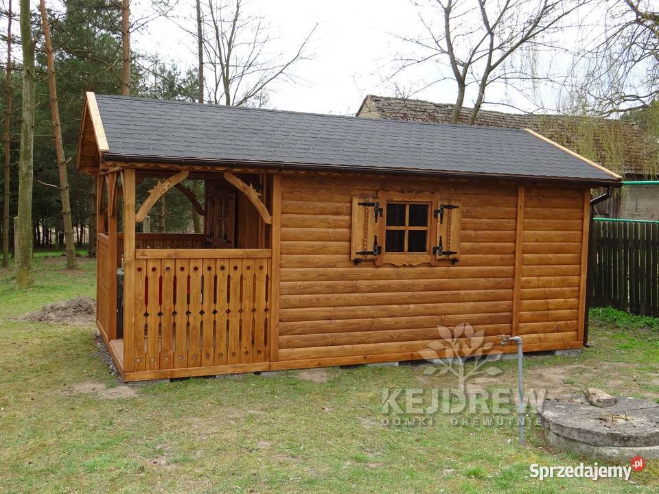 Domek z magazynkiem domek z werandą rekreacyjny Piła Pierwsza