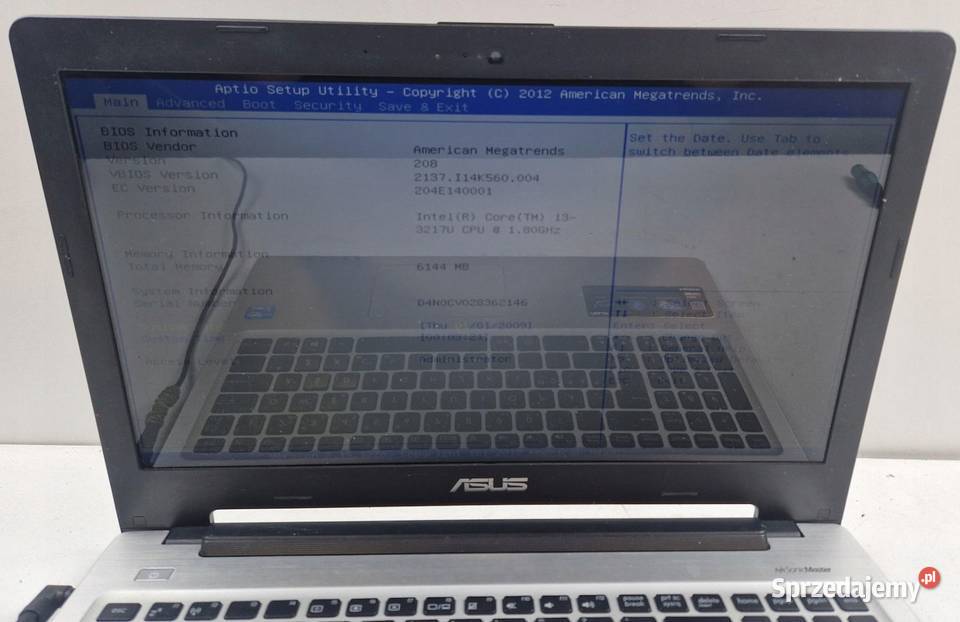 Asus K501U i3 Ram 8GB dysk SSD 120GB Sprawny i Warszawa