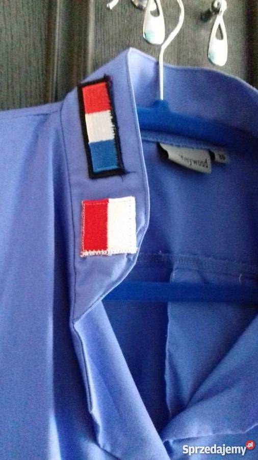 Bluzy kucharzy z flagami Francji i Polski 2 warmińsko-mazurskie sprzedam