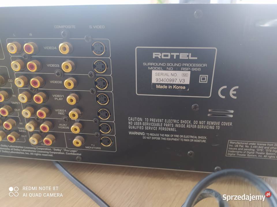 Przedwzmacniacz rotel