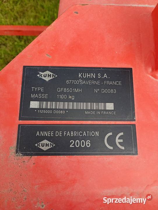 Przetrząsarka Kuhn GF8501MH DIGIDRIVE Marcjanów