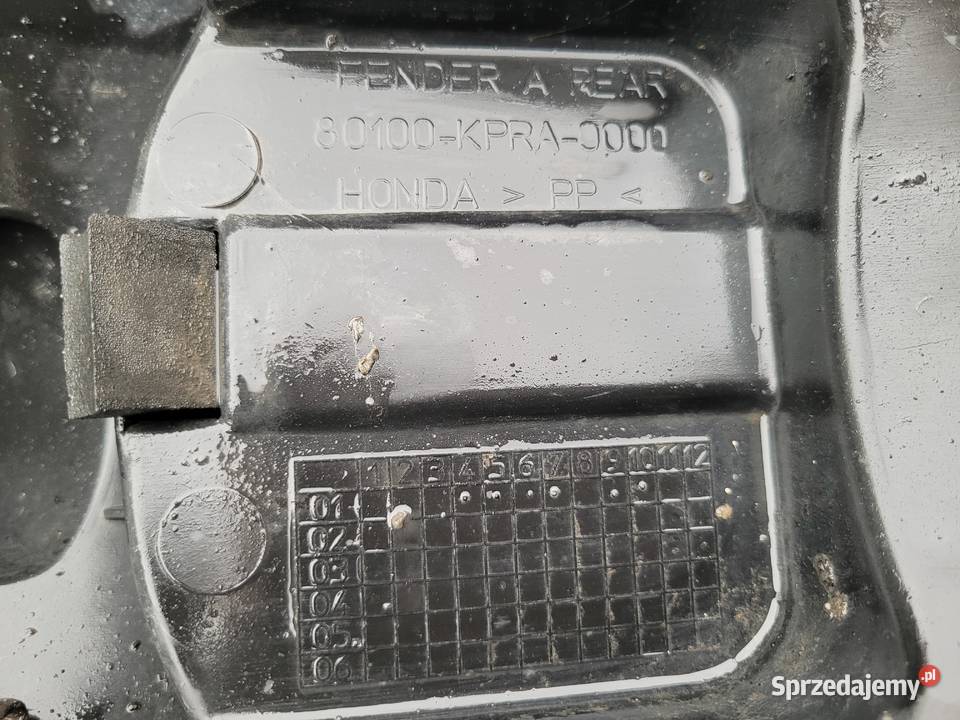 HONDA SH 125 150 blotnik tyl Piła sprzedam