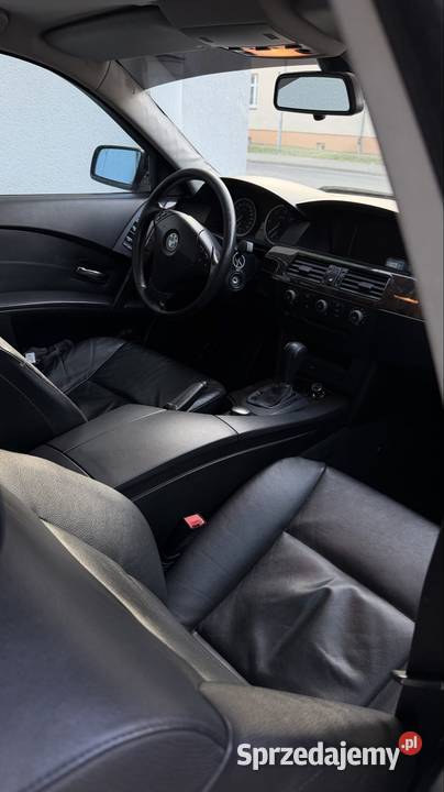 BMW E60 25d skórzana tapicerka wielkopolskie sprzedam