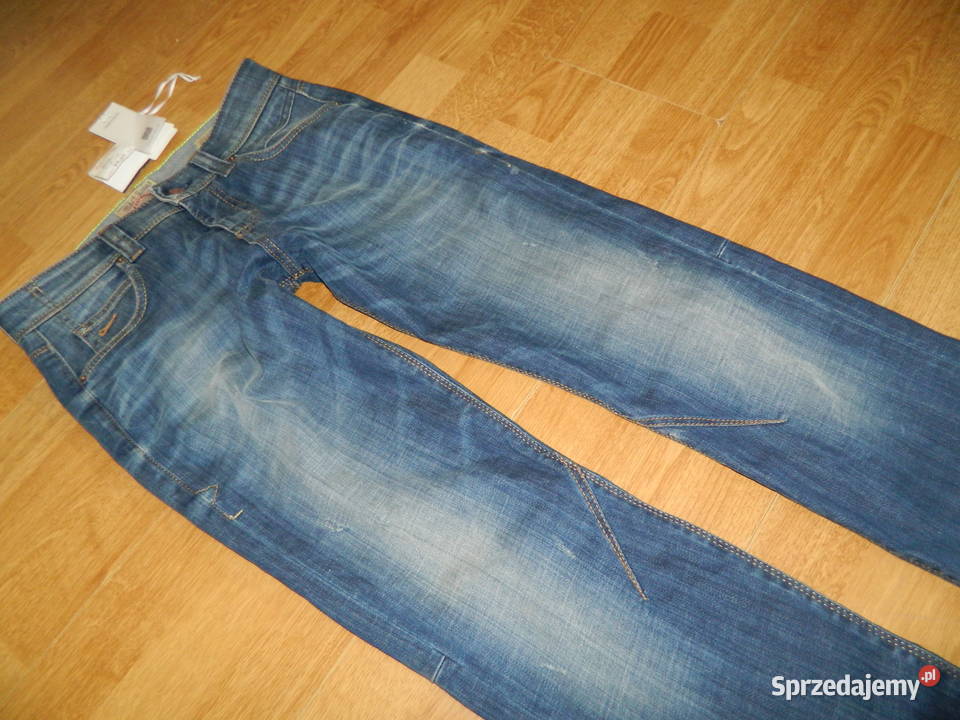 MAC Boyfriend spodnie jeansowe W34 L30 Trzebinia