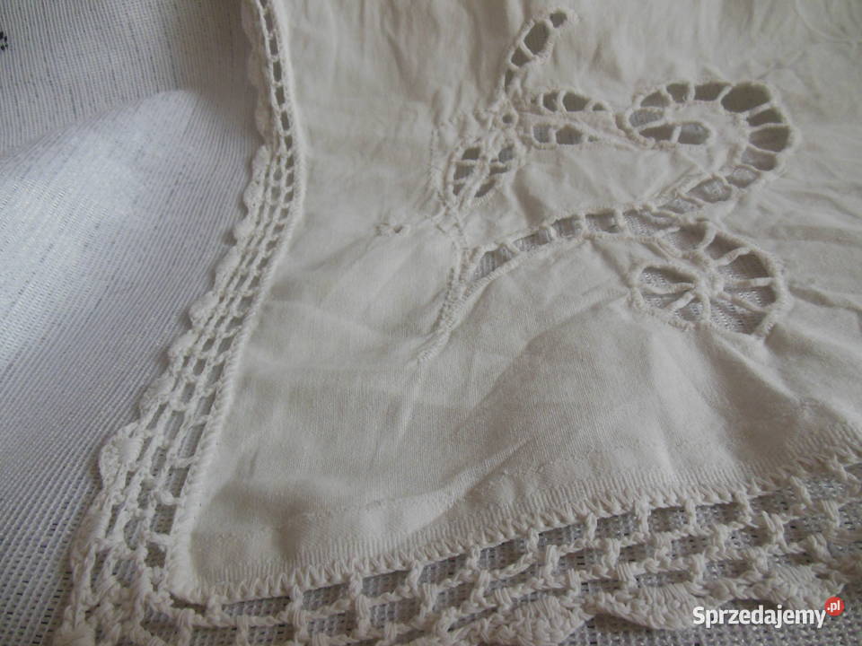 Serweta wykonana ręcznie ażurowa wykańczana Kielce sprzedam