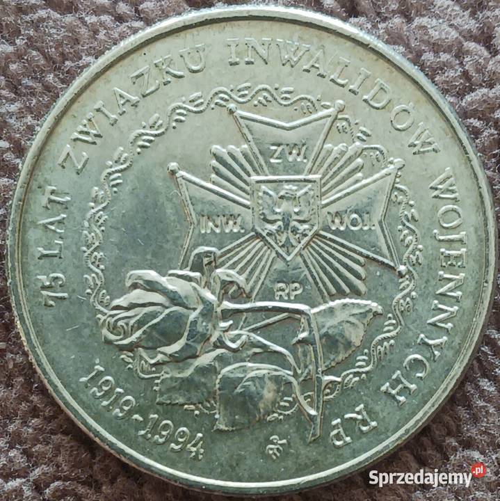 20000 75 lat Związku Inwalidów Wojennych RP 1994 Konin