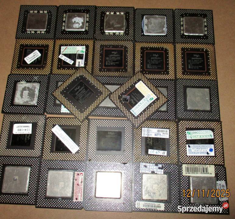 27sztuk procesory Intel Pentium MMX tech Celeron Toruń