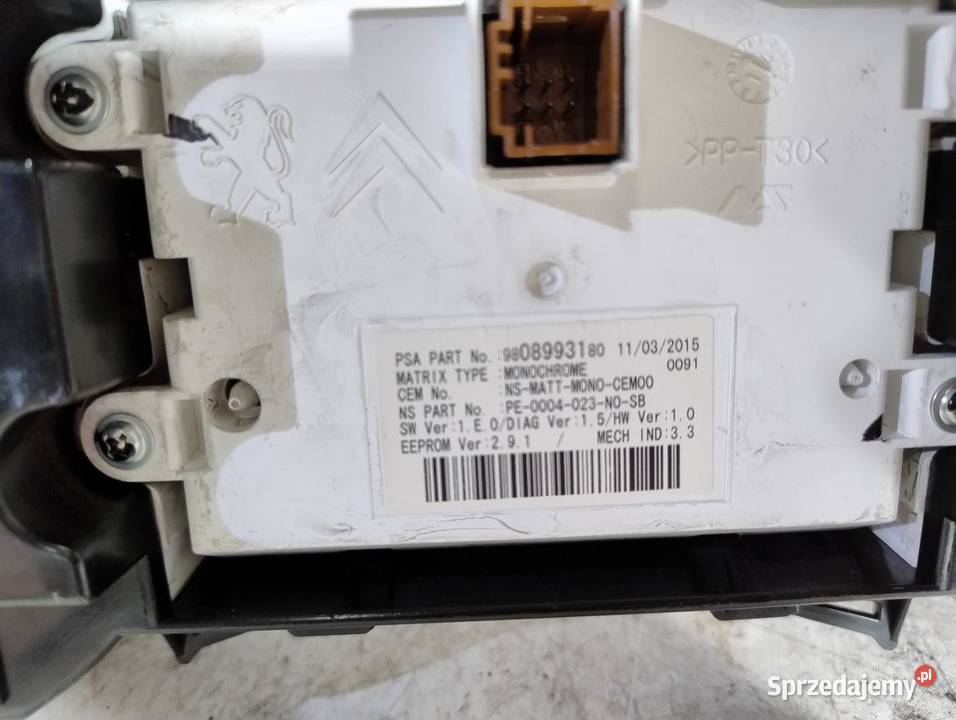 LICZNIK PEUGEOT 5008 I LIFT 9810477580