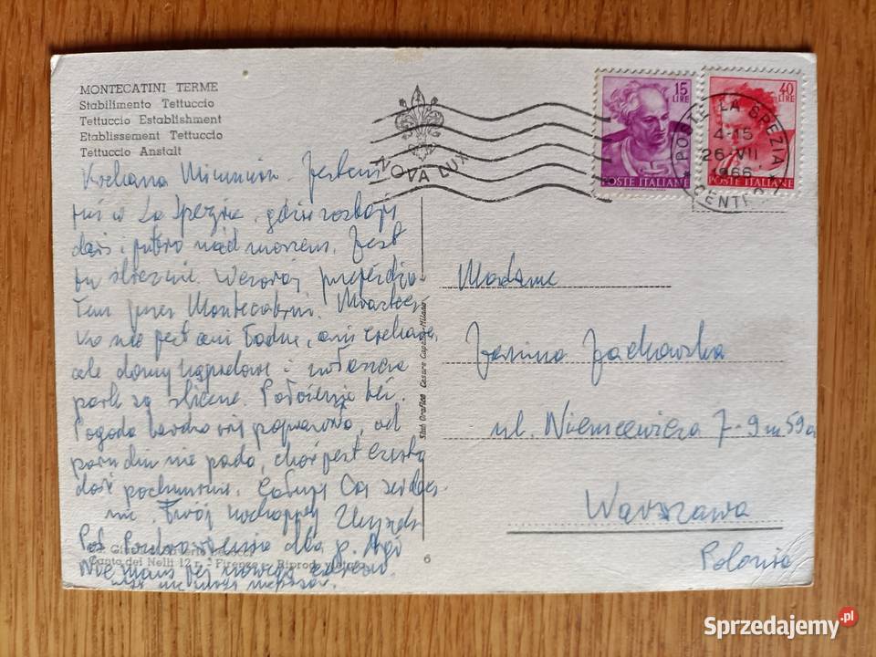 MONTECATINI TERME MIASTECZKO SANATORYJNE WE lubelskie Piszczac