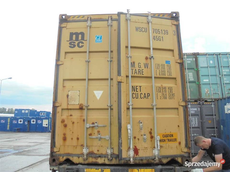 Kontenery morskie 12 m 40HC i inne typy Września