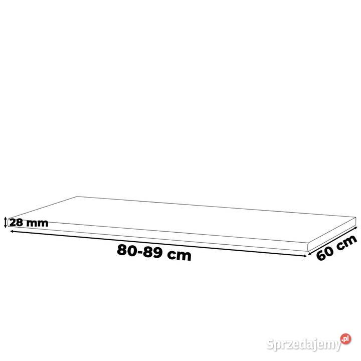Blat Kuchenny Laminowany Nowoczesny Blande Biel 60cm Blaty warmińsko-mazurskie Elbląg