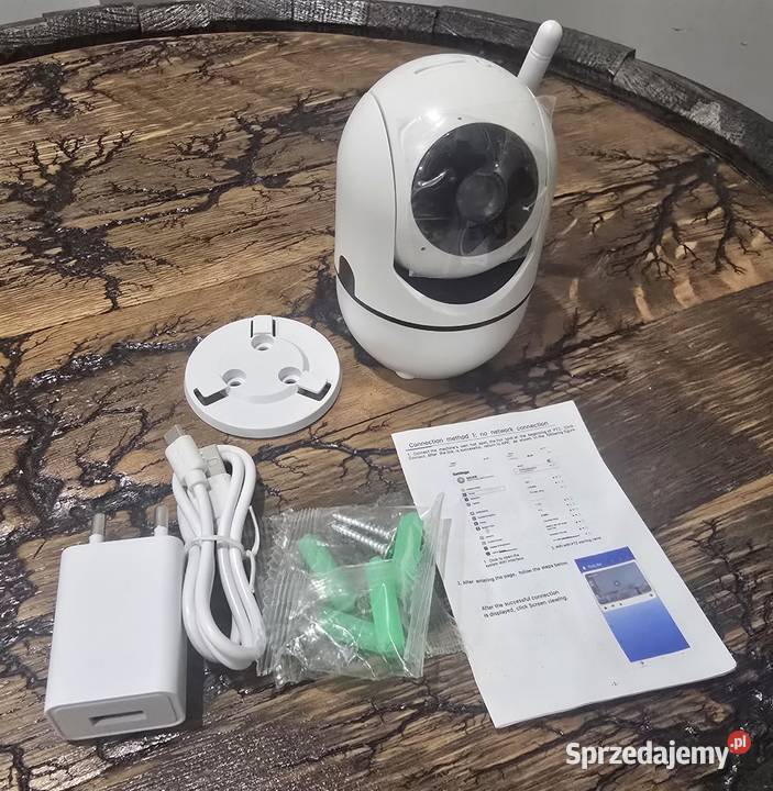 NIANIA ELEKTRYCZNA KAMERA FULL HD WIFI Zabezpieczenia, nianie elektroniczne Nowy Korczyn sprzedam