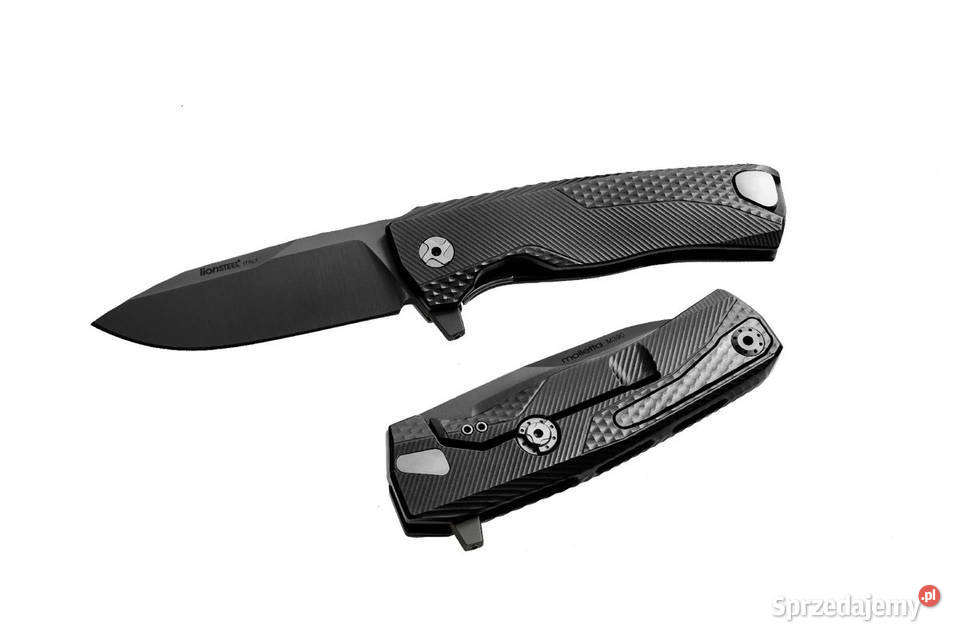 Nóż składany LionSteel Black Aluminium Black mazowieckie Warszawa