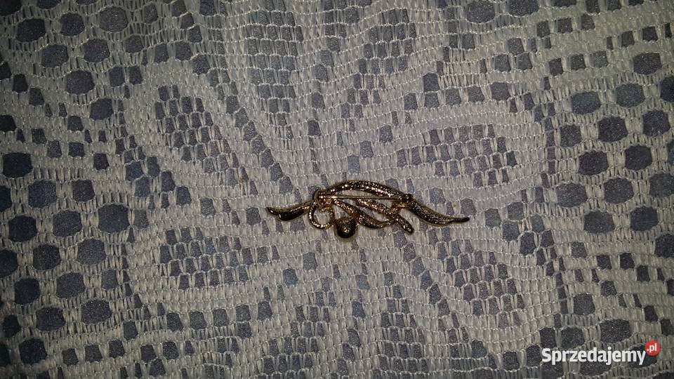 Stara angielska broszka uskrzydlona perła Ochojno sprzedam