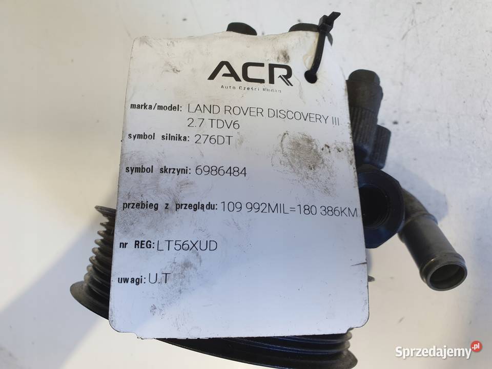 Land Rover Discovery III 27 TD V6 POMPA osobowe Rudka