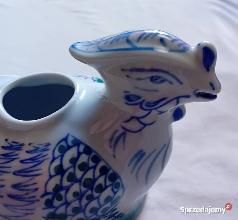 Porcelana chińska mlecznik w formie ptaka druga