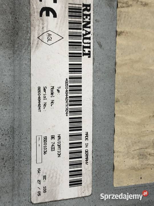 RADIO RENAULT SCNIC II 8200484424T 0310