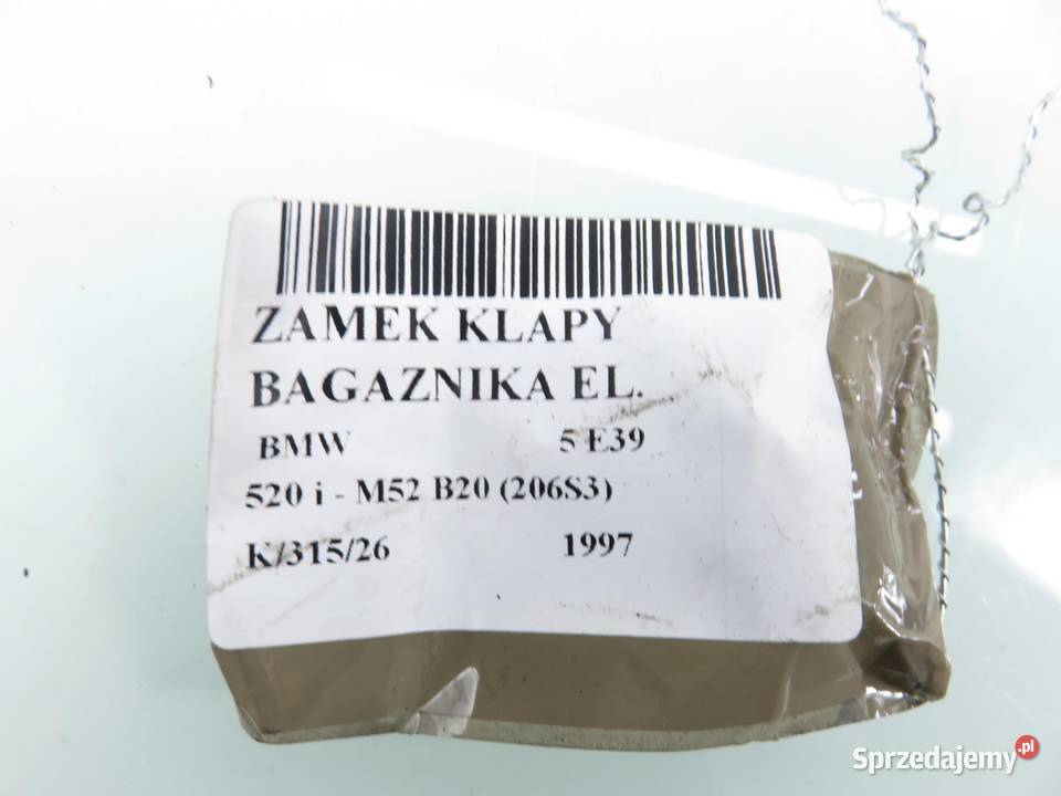 ZAMEK KLAPY BMW 5 E39 8172177