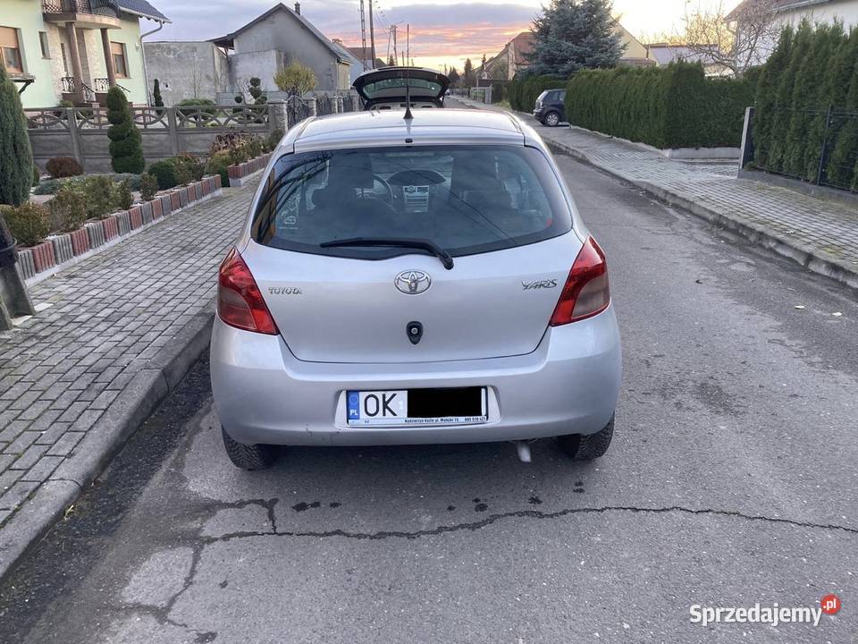 Toyota Yaris 2008 r Rok produkcji 2008 Yaris opolskie