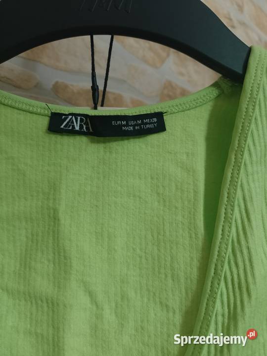 38M Zara Neonowy top fitness biustonosz sportowy Kraków