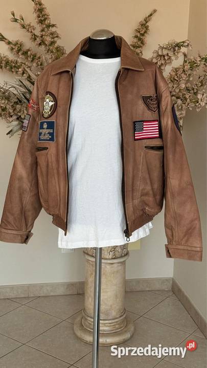 Kurtka Skórzana top gun śląskie Dąbrowa Górnicza