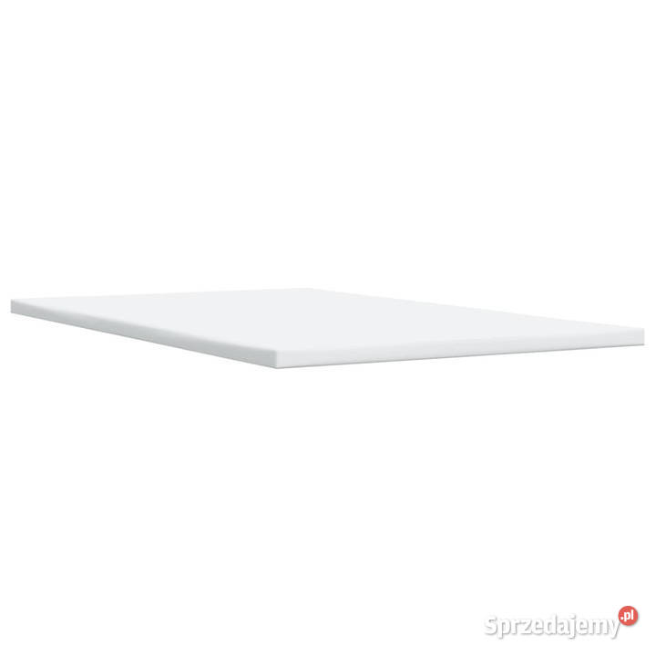 Łóżko kontynentalne z materacem kremowe tkanina mazowieckie Warszawa