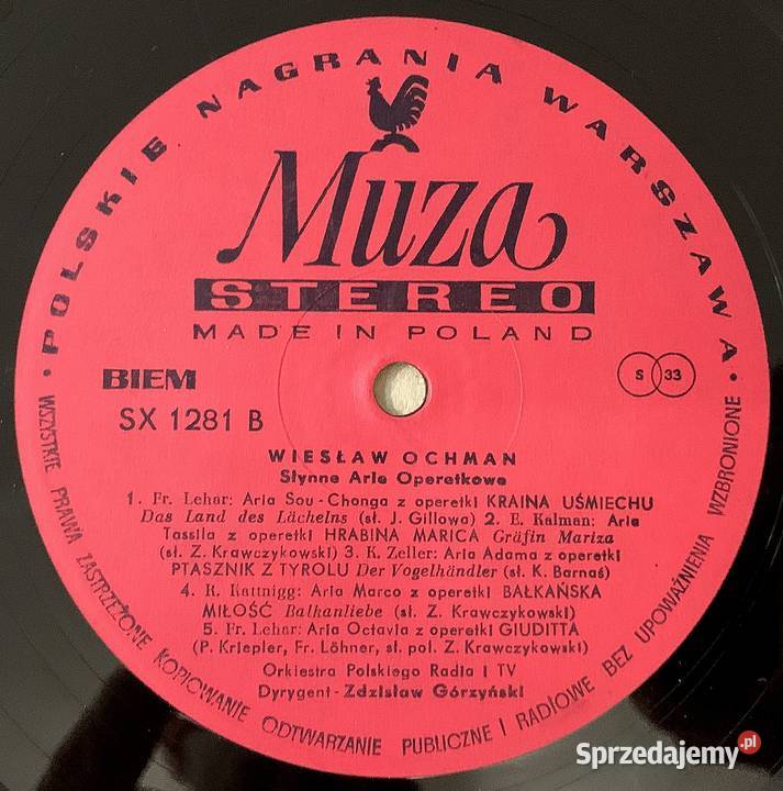 Wiesław Ochman Słynne Arie Operetkowe 10 Stalowa Wola