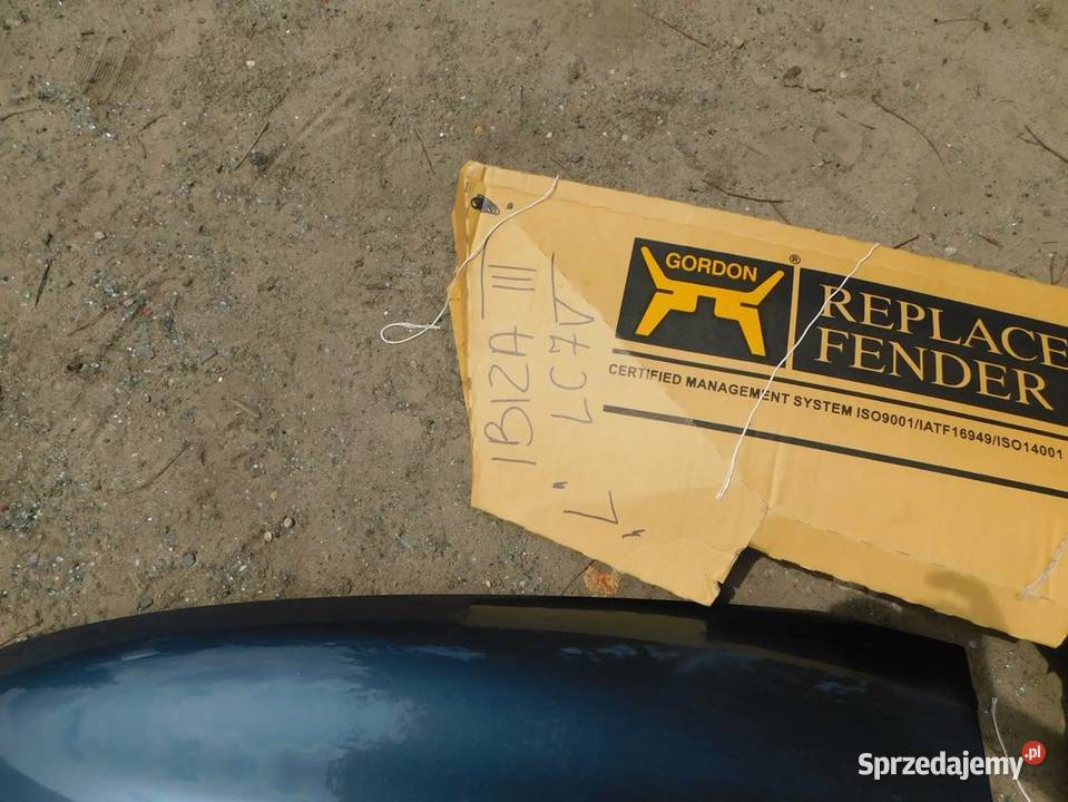 ibiza III błotnik lewy nowy kolor LC7V WYSYŁKA Żory