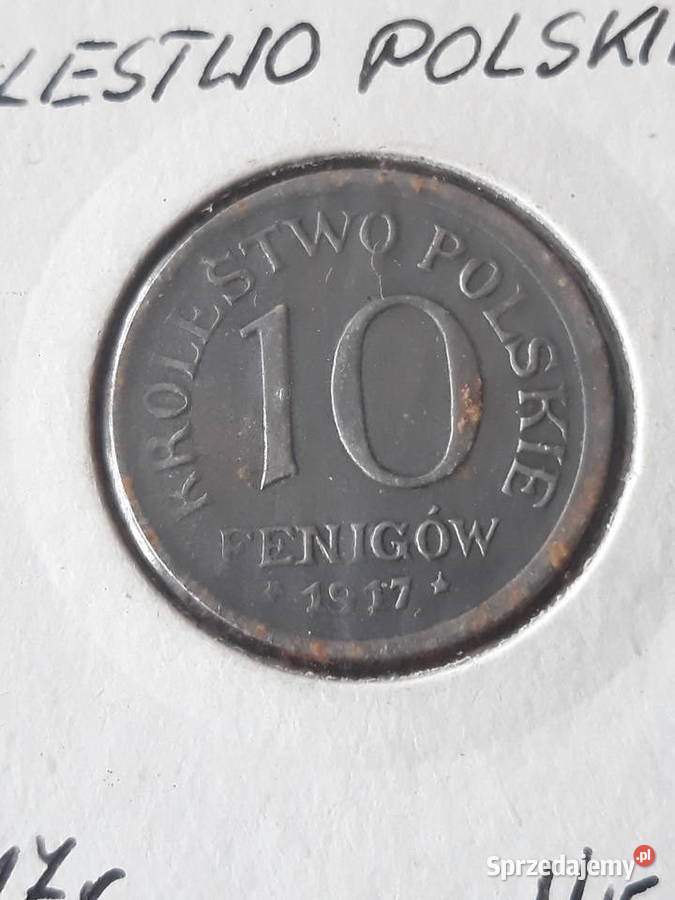 10 Fenigów Królestwo Polskie 1917 r 2 wielkopolskie Konin