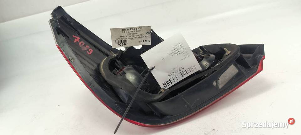 LAMPA LEWA TYŁ BMW E60 2VP008679 Pozostałe Lipno