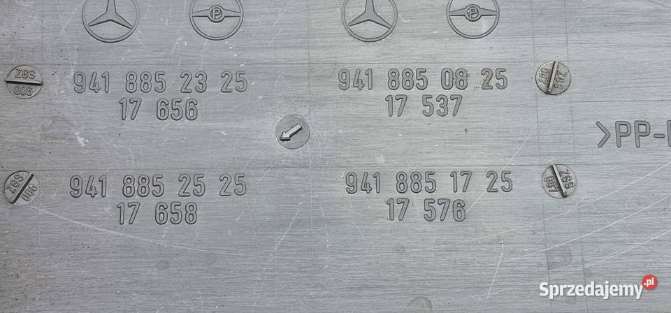 MERCEDES ACTROS MP1 SPOILER POD ZDERZAK NOWY Bieleń