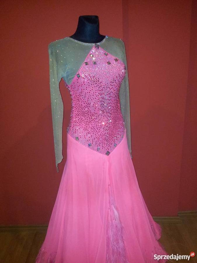 BOGATO zdobiona sukienka do tańca BAS TANIO Rozmiar 36(S) Kluczbork