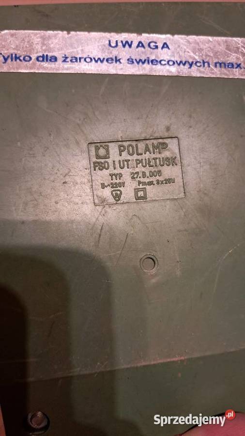 Stara Lampa Biurkowa Polamp 27B005 Lampki biurkowe Świecie