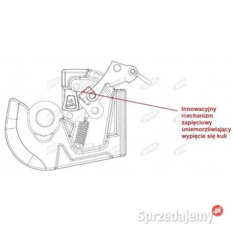 Hak do wspawania kat 2S nowym z zabezpieczenie