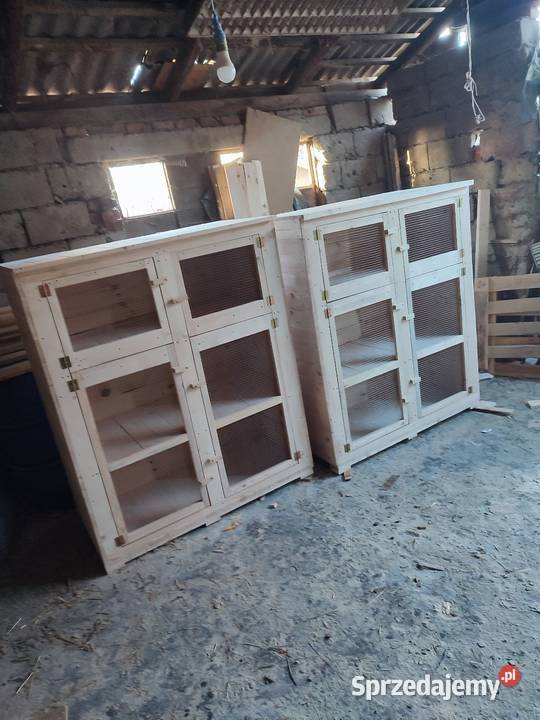 Klatki królików Syców