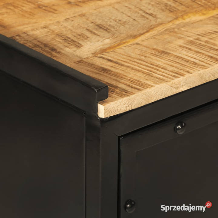 Szafka łazienkowa 40x27x90 żelazo i lite drewno Pozostałe mazowieckie Warszawa sprzedam