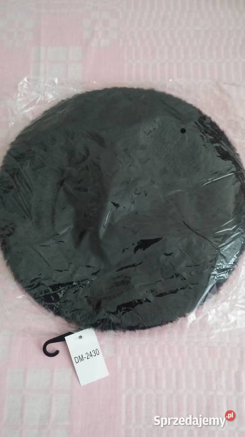 Nowy z metką beret damski czarny możliwa wysyłka Białystok
