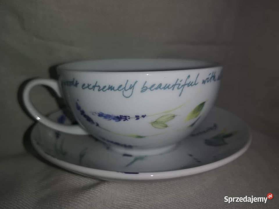 Duża Filiżanka LAKELAND z lawendą Duża FILIŻANKA Gdańsk