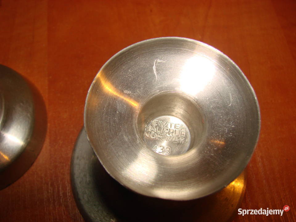 cynowy swiecznik Pruszcz Gdański