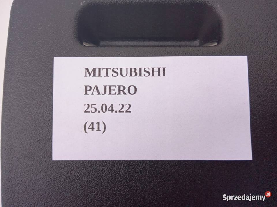 POKRYWA SKRZYNKI BEZP MITSUBISHI PAJERO SPORT II osobowe Nowy Tomyśl sprzedam