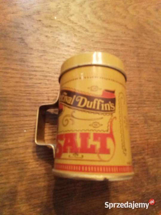 Metalowa solniczka wyprodukowana w Hongkongu Warszawa sprzedam