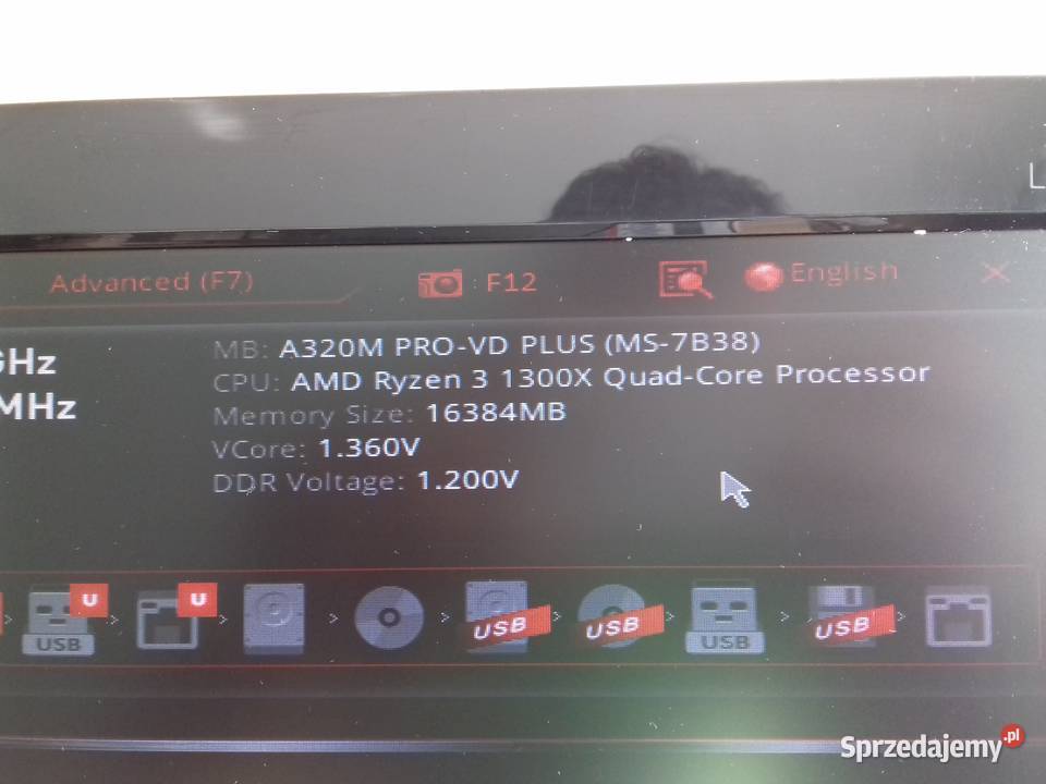 AMD Ryzen 3 1300X AE 4x35GHz AM4 8MB Sprawny kujawsko-pomorskie