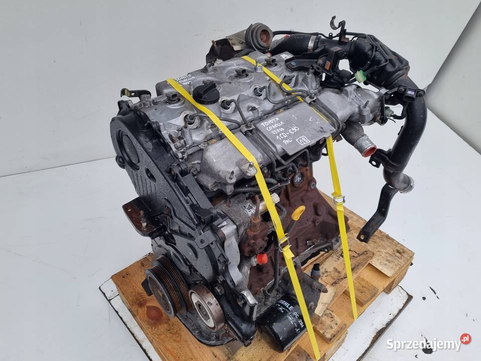 SILNIK KOMPLET Toyota Corolla Verso 20 D4D 90 Rudka