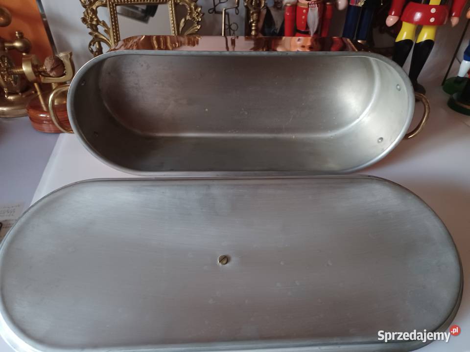 Brytfanna sygnowana miedziana Poznań