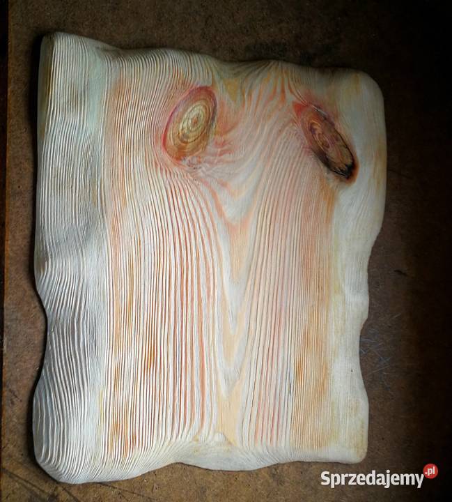 Lustro drewniane wieszak vintage rustykalny loft